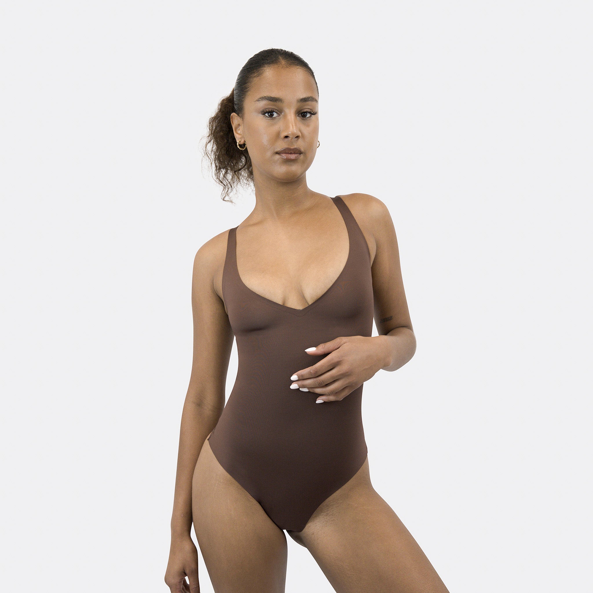 Plunge Thong Bodysuit