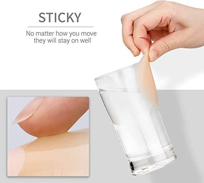 Nipple covers are super sticky and stay on all day long