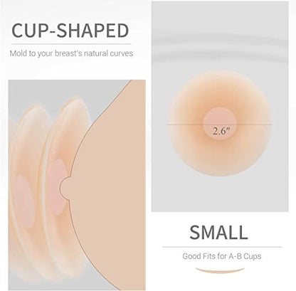 The cup is specially shaped to contour to the natural curves of your breast.